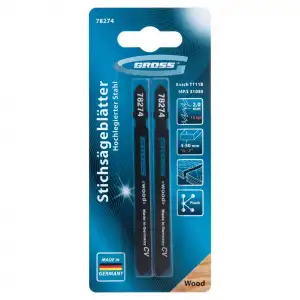 купить Полотна для электролобзика  по дереву, 2 шт, ( 31085-T111B ) Gross