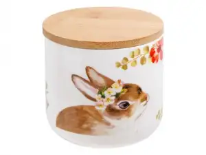 купить Банка для сыпучих продуктов керамическая 500 мл, серия EASTER BUNNY, PERFECTO LINEA
