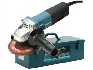купить Одноручная углошлифмашина MAKITA 9565 HZK в мет. кейсе (1100 Вт, диск 125х22 мм)