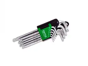 купить Набор ключей Torx T10-Т50 9шт длинных, с отверстием и шариком TOPTUL (GAAL0925)
