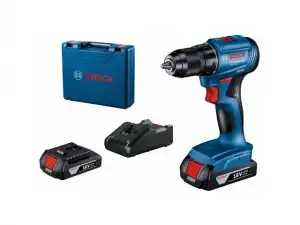 купить Аккум. дрель-шуруповерт BOSCH GSR 185-LI в чем. (18.0 В, 2 акк., 2.0 А/ч Li-Ion, 2 скор., 50 Нм, шурупы до 10 мм)