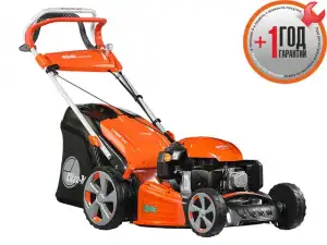 купить Газонокосилка бензиновая OLEO-MAC G 53TK ALLROAD PLUS 4 самоходная (4.6 л.с., шир. 51 cм, выс. 28-75 мм, мульчир. стальн. корпус, травосборник 70 л)