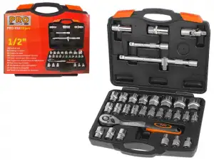 купить Набор головок 1/2" 8-32мм 32предм. PRO STARTUL (PRO-032) (6 граней)