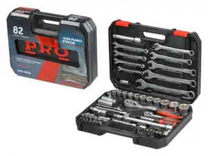 купить Набор головок и ключей 82пр. 1/4",1/2" PRO STARTUL GRAND PRIX (PRO-082G)