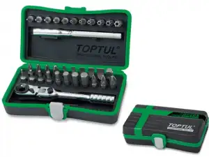 купить Набор головок MINI 1/4" 34предм. 6гр.TOPTUL