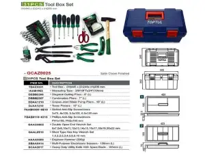 купить Ящик с инструм. 31предм. TOPTUL (GCAZ0025)
