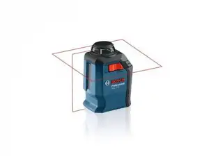 купить Нивелир лазерный линейный BOSCH GLL 2-20 с держателем в чем. (проекция: крест, 1 плоскость 360°, до 20 м, +/- 4.00 мм/м, резьба 1/4')