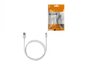 купить Дата-кабель, ДК 6, USB - Lightning, 1 м, белый, TDM