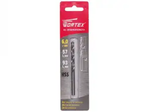 купить Сверло по металлу ц/х 6.0х57х93 мм HSS WORTEX