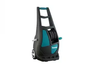 купить Очиститель высокого давления MAKITA HW 121 (1.80 кВт, 130 бар, 390 л/ч, возможность забора воды из бочки: Да, рабочая температура воды: до 50 гр)
