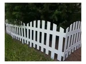 купить Забор декоративный RENESSANS №2, 3,1х0,35 м, белый, GARDENPLAST