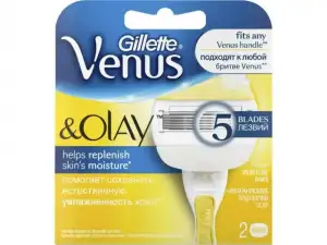 купить Кассеты сменные для бритвы Venus and Olay 2 шт. Gillette