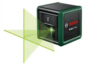 купить Нивелир лазерный BOSCH Quigo Green со штативом в кор. (проекция: крест, до 12 м, +/- 0.60 мм/м, резьба 1/4')