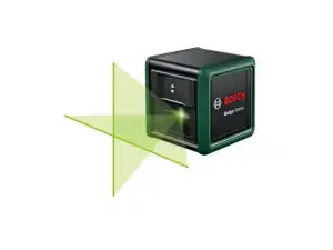 купить Нивелир лазерный BOSCH Quigo Green Basic с держателем в кор. (проекция: крест, до 12 м, +/- 0.60 мм/м, резьба 1/4')