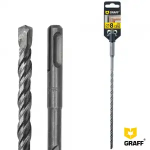 купить Бур (сверло) по бетону 8x250x310 мм SDS-plus GRAFF
