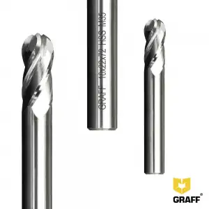 купить Фреза концевая радиусная 10х72х22х10 мм по металлу HSS M35 GRAFF