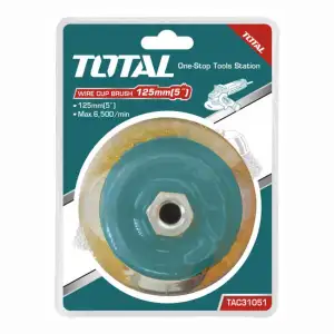купить Щетка проволочная чашечная 75 мм TOTAL TAC31031