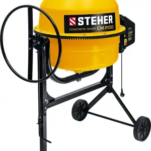 купить Бетономешалка STEHER CM-200, 200 Л