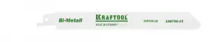 купить Полотно KRAFTOOL ″INDUSTRIE QUALITAT″, S922EF, для эл/ножовки, Bi-Metall, по металлу, шаг 1,4мм, 130мм