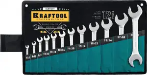 купить Набор рожковых гаечных ключей 12 шт, 6 - 32 мм, KRAFTOOL