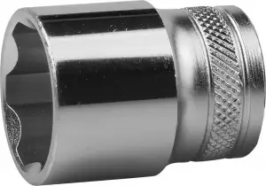 купить Торцовая головка KRAFTOOL ″INDUSTRIE QUALITAT″, Cr-V, FLANK, хромосатинированная, 1/2″, 23 мм