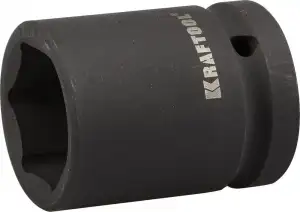 купить Торцовая головка KRAFTOOL ″INDUSTRIE QUALITAT″ ударная (3/4″), FLANK, Cr-Mo, фосфатированная, 27 мм