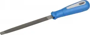купить ЗУБР Профессионал трёхгранный напильник для заточки ножовок, двухкомпонентная рукоятка, 150 мм