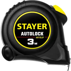 купить STAYER АutoLock 3м / 16мм рулетка с автостопом