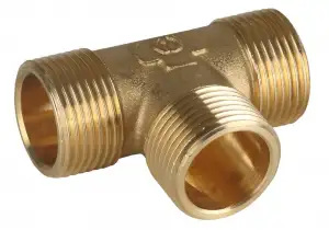 купить Тройник GENERAL FITTINGS латунь, ш/ш/ш, 3/4″