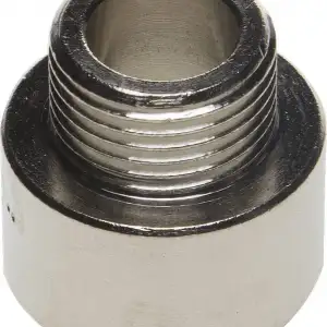 купить Переходник GENERAL FITTINGS удлиненный цилиндрический, никелированная латунь, 1/2″ х 3/8″