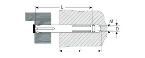 купить Анкер рамный с потайной головкой, 10,0х132мм, 30шт, Pz, оцинкованный, ЗУБР