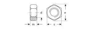купить Гайка ГОСТ 5927-70, M4, 55 шт, кл. пр. 6, оцинкованная, ЗУБР