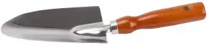 купить Совок GRINDA посадочный широкий из нержавеющей стали с деревянной ручкой, 290 мм