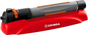 купить GRINDA GX-19, 112 м2 полив, 3 режима, 19 форсунок, распылитель веерный, пластиковый