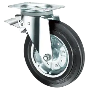 купить Промышленное поворотное колесо с тормозом SRCb 63