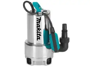 купить Дренажный насос для грязной воды MAKITA PF 1110 (1100 Вт, 15000 л/ч, до 5 м, стальн. корпус)