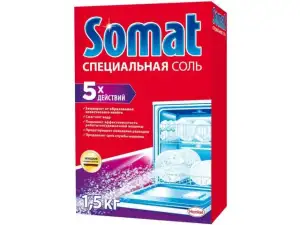 купить Cоль для посудомоечных машин 1,5 кг специальная Сомат (SOMAT)