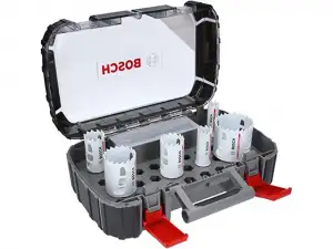 купить Набор коронок твердосплавных ENDURANCE FOR HEAVY DUTY BOSCH 8 шт. ( универсальные, размеры 22, 25, 35, 40, 51, 68 мм.)