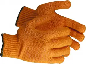 купить ЗУБР р.S-M, с противоскользящим двусторонним перекрестным покрытием, трикотажные перчатки (11278-S)