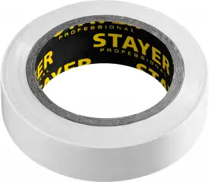 купить STAYER Protect-10 15 мм х 10 м белая не поддерживает горение, Изоляционная лента ПВХ, PROFESSIONAL (12291-W)