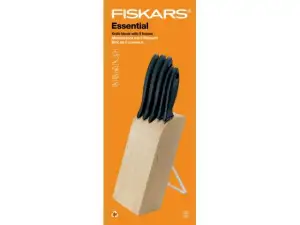 купить Набор ножей 5 шт. с деревянным блоком Essential Fiskars