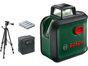 купить Нивелир лазерный линейный BOSCH Advanced Level 360 Set со штативом в кор. (проекция: крест, до 24 м, +/- 0.40 мм/м, резьба 1/4")