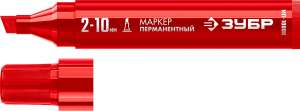 купить ЗУБР МП-1000К 2-10 мм, клиновидный, красный, Перманентный маркер, ПРОФЕССИОНАЛ (06333-3)