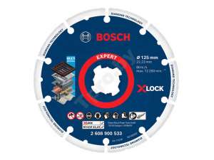 купить Алмазный круг 125х22 мм по металлу X-LOCK Expert Diamond Metal Wheel BOSCH ( сухая резка)