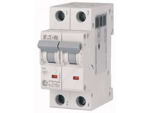 купить Автоматич. выключатель Eaton HL-C10/2, 2P, 10A, тип C, 4.5кA, 2M