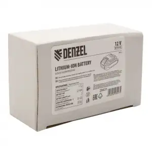 купить Батарея аккумуляторная IB-12-2.0, Li-Ion, 12 В, 2.0 А/ч Denzel