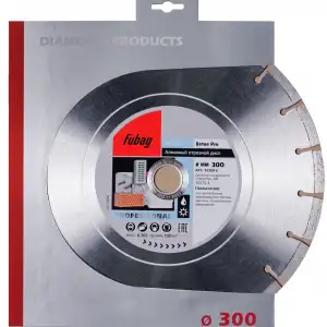 купить Диск алмазный (по бетону) Beton Pro 300x2,4x25,4/30 FUBAG 10300-6 ; КЛОН 9NGF