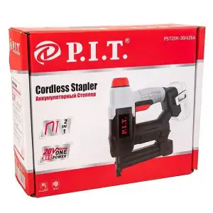 купить Степлер аккумуляторный, 20В, ск-ть раб. 20шт/мин, магаз. 100шт, скоб. 5,7мм, гвозди 2мм. LED-подсветка. Без АКБ и ЗУ.