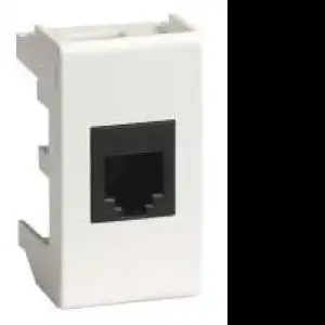 купить Розетка компьютерная 1-м 1мод. Viva RJ45 кат.5E бел. DKC 45038