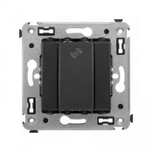 купить Диммер кнопочный СП для LED ламп Avanti "Черный матовый" DKC 4412343